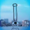 Bicchiere di vetro da 8 pollici Bong Heady Narghilè Tubi d'acqua Downstem Perc Pipa da fumo Bubblers Oil Dab Rig con giunto da 14 mm