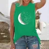 Женская футболка Seeyoushy Moon Print Funny Women Form Fort Fortement Vintage Summer Tee Frush Femme рубашка Harajuku для женщин Летние вершины. Одежда 230522