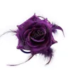 Charms Fabric Flowers Brooches For Women Girls Jewelry Fashion Wedding Rose Flower Brooch Pins Clothing Cloth Accessory
