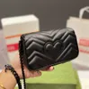 Toppnivå kvalitet kvinnor väskor kalvskinn matelasse super mini purses crossbody axel kedja väska klassisk chevron quiltade damer koppling handväskor macaron color35ess