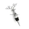 Bar Tools Metal Red Wine Bottle Stoppers Creative Deer Head Beer Champagne Sealing Stopper Christmas Party Decoration Drop Delivery Dhkym