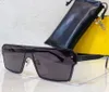 Herenglazen titanium Fe40028U Mens Bruine zonnebril Groene lenzen Goud metalen frame Zonnebril Hardware Luxe Casual bril
