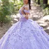 Мексиканский Вестидо де 15 Anos Lilac Charro Quinceanera платья кружев