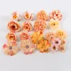 Fiori decorativi anti-caduta 20 pezzi elegante testa di crisantemo finto senza appassimento fiore finto decorazione di nozze multifunzionale