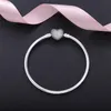 Bangle Originele 100% 925 Sterling Zilver pan Armband met Liefde Hart Armband Limited Edition Originele 1 1 basis Armband