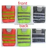 Reflective Safety Supply 3 Colors Clothing Vest Hollow Grid High Visibility Warning Construction Traffic Work Clothes Drop Delivery Dhyob