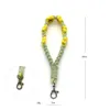 Schlüsselanhänger Lanyards Boho Blume Handgelenk Schlüsselbund Schlüsselanhänger Baumwollfaden Handgewebter Anhänger Modeschmuck Schlüsselanhänger Drop Lieferung Acce Dhvxp