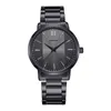 Sinobi Couple Men # 039; s Fashion Minimalista Business Bracciali in acciaio inossidabile Band Watch Quartz 9819 Luxury Brand orologi mens love clock