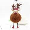 Keychains Bedanyards Christmas Presente Chavenizante Princhoqueiro Pingente de Pingente de Cartoon Elk Decoração de Chave de Chain Chain Party Ornamentos Delive Delive Dhqft