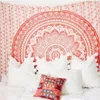 Tapestries Mandala Tapestry Wall Hanging Sandy Beach Throw Rug Coperta Tenda da campeggio Materasso da viaggio Decorazione bohémien