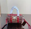 Luxury Brand Leopard Print Shoulder Bag Women Designer Bags D Letter Luxurys Handbags Designers Crossbody Bags Fashion Trend Purse 240314