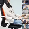 Massaggiatore per tutto il corpo Massaggio elettrico per sedia a vibrazione per auto Tappetino per massaggiatore portatile Cuscino per massaggio a infrarossi per la casa Riscaldamento posteriore Vibratore L230523