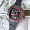 1873-pin 2022 Fashion Brand Automatic Watches Men's Waterproof Skeleton Wrist Watch With women men Leather strap