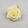 Fleurs décoratives fleur artificielle soie Rose tête pour fête de mariage décoration de la maison bricolage couronne cadeau boîte Scrapbook artisanat 1 pc