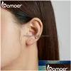 Ear Cuff Bamoer 1 Pc 925 Sterling Sier Star Clip Zircon en pendientes sin piercing Joyería de moda Sce1135 Precio de fábrica E Dhgarden Dhctk