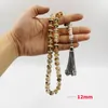 Bransoletki 43beads Nowa żywica Tasbih wewnątrz sezamu i drewnianej modlitwy koraliki Islamskie Misbaha Bransoletka Ramadan Eid Eid Prezenty Rosary