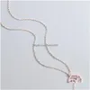 Подвесные ожерелья из нержавеющей стали спортивные волейбольные аксессуары модные аксессуары сдают ювелирные украшения Dh7fw