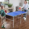 60 Portable Table Tennis Ping Pong Folding Table W Tillbehör inomhusspel