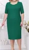 Hunter Green Mother Of The Bride Dresses Two Pieces Lace Wrap Prom Gown Evening Vestidos Formal Dress