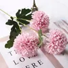 Decorative Flowers 10Pcs OnionBall Large Flower Head Simulation Dandelion Branch Home Decoration Silk Wedding Wall Holding Flores