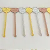 Other Event Party Supplies 50pcs Personalised Round Drink Stirrers Wedding Decorations Bachelorette Cocktail Stirrer Baby Shower Swizzle 230522