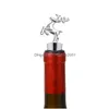 Bar Tools Christmas Wine Stopper Santa Claus Elk Snowflake Metal Bottle Party Supplies Drop Delivery Home Garden Kitchen Dining Barwa Dhqlp