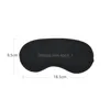 Favore di Partito 18,5 X 8,5 Cm Maschera per Gli Occhi del Sonno Nero Viaggio Ombreggiatura Portatile 4 Strati Drop Delivery Giardino di Casa Forniture Festive Evento Dh6He