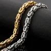 Colliers Hiphop colliers pour hommes 60CM de Long 8MM de large chaîne collier hommes lourd or plaqué316L acier inoxydable bijoux accessoires
