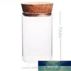 80ml Glass Bottles with Cork Crafts Bottles Jars 80cc Empty Jars Containers Bottles Wholesale