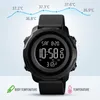 Orologi da polso Temperatura ambiente corporea Orologi da uomo Fitness 2 Time Digital Men Waterproof Healthy Tracker Montre Homme