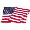 Fabbrica all'ingrosso 3x5 ft US USA Bandiera americana Unite State Star Stripes Flags Doppio punto con due anelli di tenuta in ottone