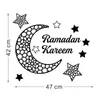 Autre événement fête fournitures Ramadan Stickers muraux lune étoile lanterne bricolage décalcomanie Kareem décoration pour la maison islamique musulman murale Eid Mubarak 230522