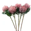Decoratieve bloemen 6pcs nep single stengel protea cynaroides 27.56 "lengte simulatie 3d neptunus voor huis bruiloft kunstmatige stroom