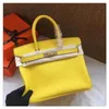 2024 Bag Platinum First Tote Layer Cowhide Leather Lychee Pattern Large Lock Wedding Bride