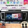 För Toyota RAV4 RAV 4 2012 - 2018 12.3 '' QLED -skärm Android Auto Radio Carplay 4G Car Multimedia GPS Navigation Autoradio WiFi -4