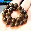 Strand MG1200 8mm Genuine BRONZITE Bead Bracelet For Men Stone Handmade Beaded Braceelt Mala Energy