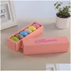 Gift Wrap Cake Box Aron Boxes Home Made Chocolate 20.5X5.2X5.3Cm Food Packaging Gifts Paper Dessert Supplies 5 Colors Drop Delivery Dhwau