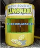 Opblaasbare limonadebooth_Inflatable Cup_Booth opblaasbare citroenkraam opblaasbare limonadetribune met handen voor reclame