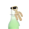 Öppnar Portable Beer Bottle Opener Creative Cactus Shape Hushållen Zinklegering Korkskruv Bröllop Gäst Present Bar Kitchen Tool Drop de Dhkzn