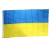 Flagi banerowe 90x150 cm Ukraińska flaga plac poliesterowy domek dekoracji ogrodu upuszczanie dostawy świąteczne imprezy DHPGL