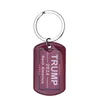 Keychains Lanyards 2024 Val Keychain Pendant Trump Rostfritt stål Lage Decoration Key Ring Creative Gift Drop Delivery Fashi Dhlwx