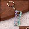 Keychains Lanyards Zinc Alloy Engine Gasket Keychain Car Pendant Lage Decoration Keyring Key Chain Drop Delivery Fashion Accessorie Dh0Hd