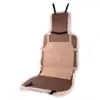 Auto -stoelbedekkingen Universele voorklep Soft Warm pluche kussenstoelblokbeschermer Comfortabel beige