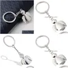 Keychains Lanyards Creative Sunny Doll Metal Keychain Lovely Animal Pendant Valentines Day Gift Drop Delivery Fashion Accessories DHFKP