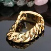 Bangle Gold Plated Armband Men lyxiga han