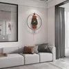 Orologi da parete Orologio Digitale Grande Formato Particolare Lusso Pendolo Silenzioso Moderno Designer Reloj Pared Home Decoration XY50WC