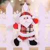 Decorações de Natal Merry Home Home Papai Noel Snowman Snowman Xmas Gingerbread Man Elk Holiday Elder Tree Hang Decor for Party