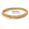 Chokers Bangles Dubai Gold Color Wedding Bangles For Women Men Saudi Arab Armeletbangles smycken