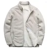 メンズトレンチコート2023最新の男性の冬の厚い温かいコートスタンドカラーソリッドカラージャケット