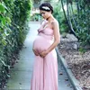 Robes de maternité robe de photographie de maternité ceinture de maternité multi-cravate élégante robe de baby shower sexy
